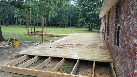 Deck Building in Pass Christian, MS (2)