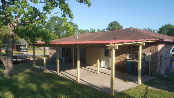 Built Carport with Metal Roof in Gulfport, MS (3)